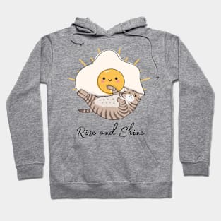 Cat Breakfast Rise and Shine Hoodie